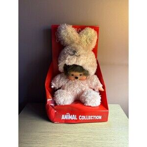 Monchhichi Sitting Bunny Doll